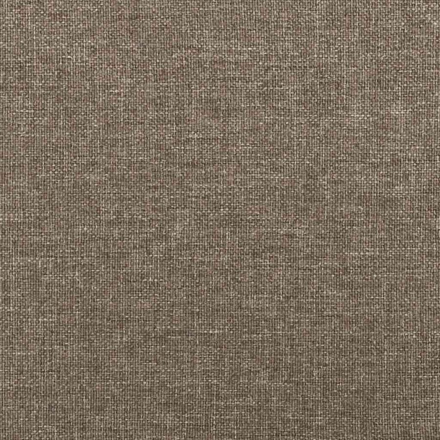 Bedframe zonder matras stof taupe 180x200 cm - Afbeelding 8