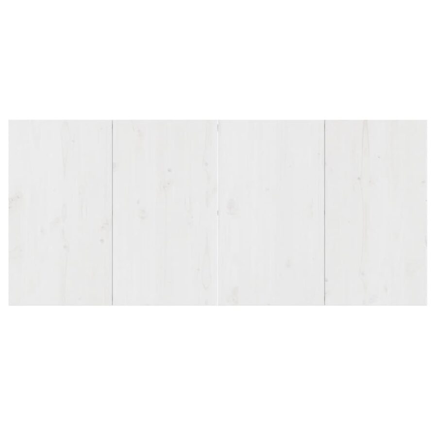 Bartafel 180x80x110 cm massief grenenhout wit - Afbeelding 5