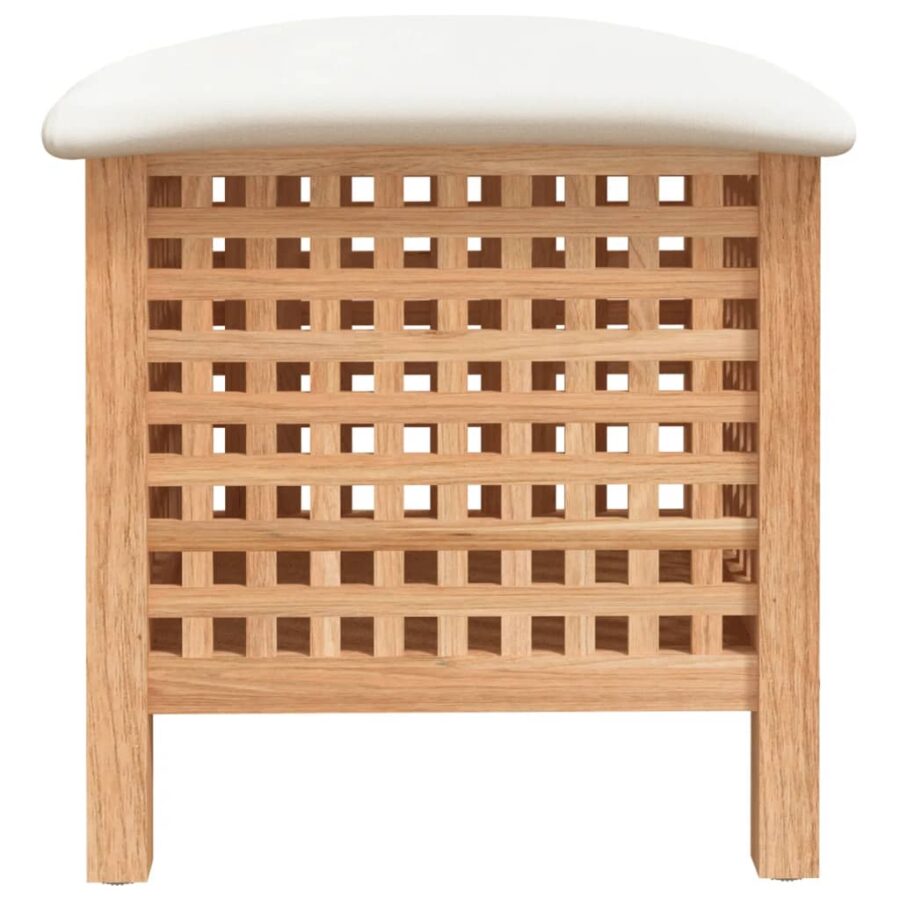 Badkamerkruk 48x47,5x52 cm massief walnotenhout - Afbeelding 5