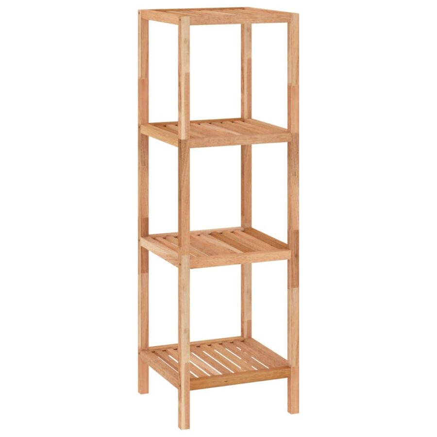Badkamerrek 36x36x112 cm massief walnotenhout - Afbeelding 2