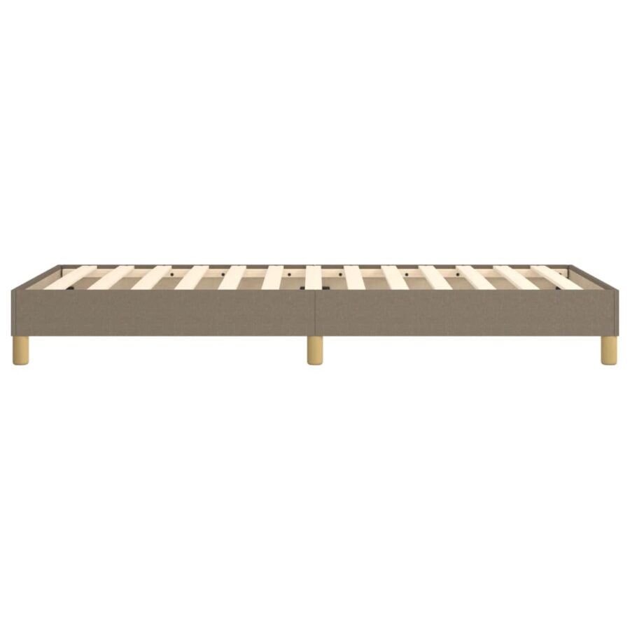 Bedframe stof taupe 80x200 cm - Afbeelding 6