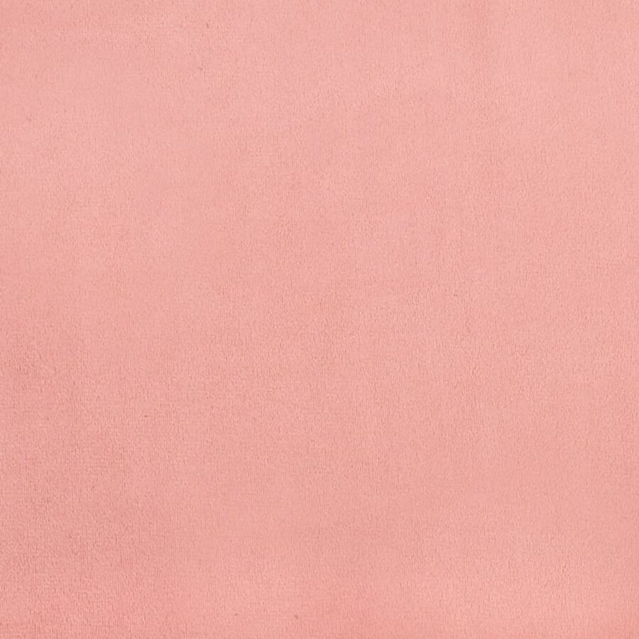 Bedframe met hoofdeinde fluweel roze 120x200 cm - Afbeelding 11