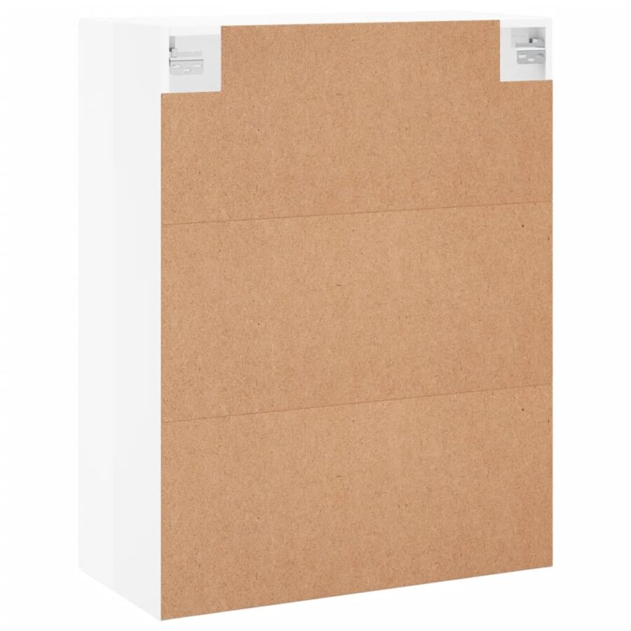 Hangkasten 2 st 69,5x34x90 cm hoogglans wit - Afbeelding 8