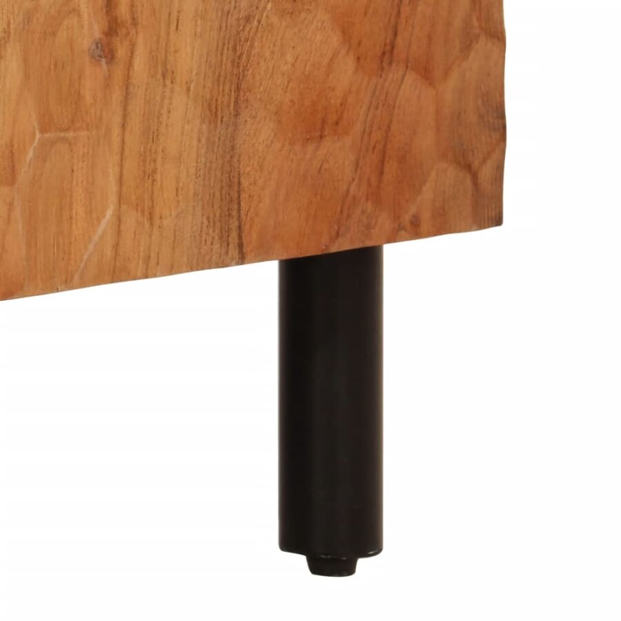 Bijzetkast 60x33x75 cm massief acaciahout - Afbeelding 10