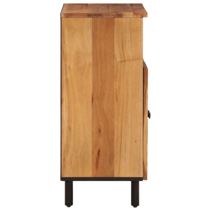 Bijzetkast 60x33x75 cm massief acaciahout - Afbeelding 6
