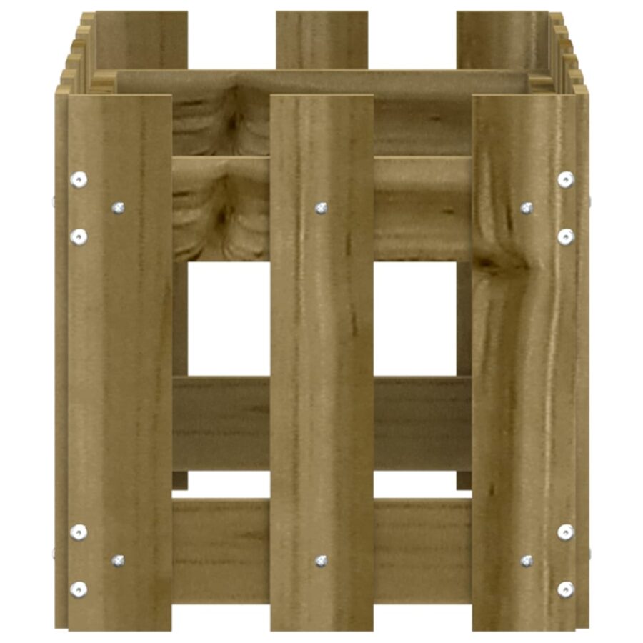 Plantenbak met hekontwerp 60x30x30 cm geïmpregneerd grenenhout - Afbeelding 6