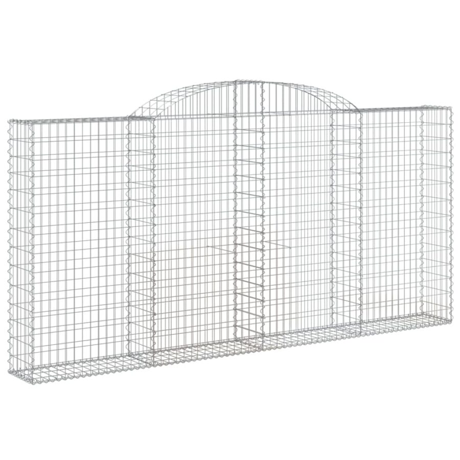 Schanskorven 15 st gewelfd 300x30x140/160 cm ijzer - Afbeelding 3