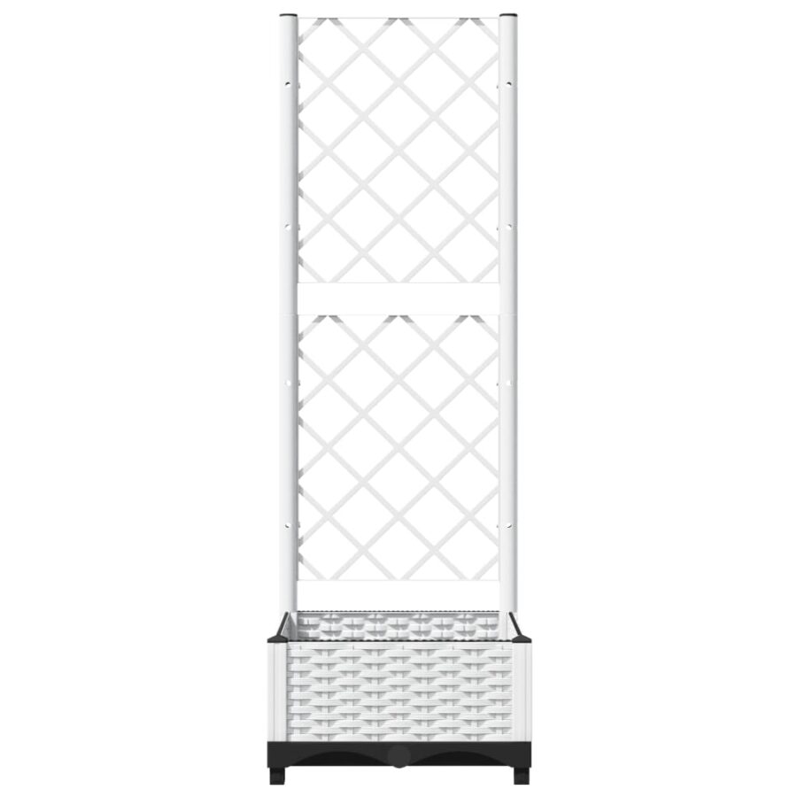 Plantenbak met latwerk 40x40x121,5 cm polypropeen - Afbeelding 4