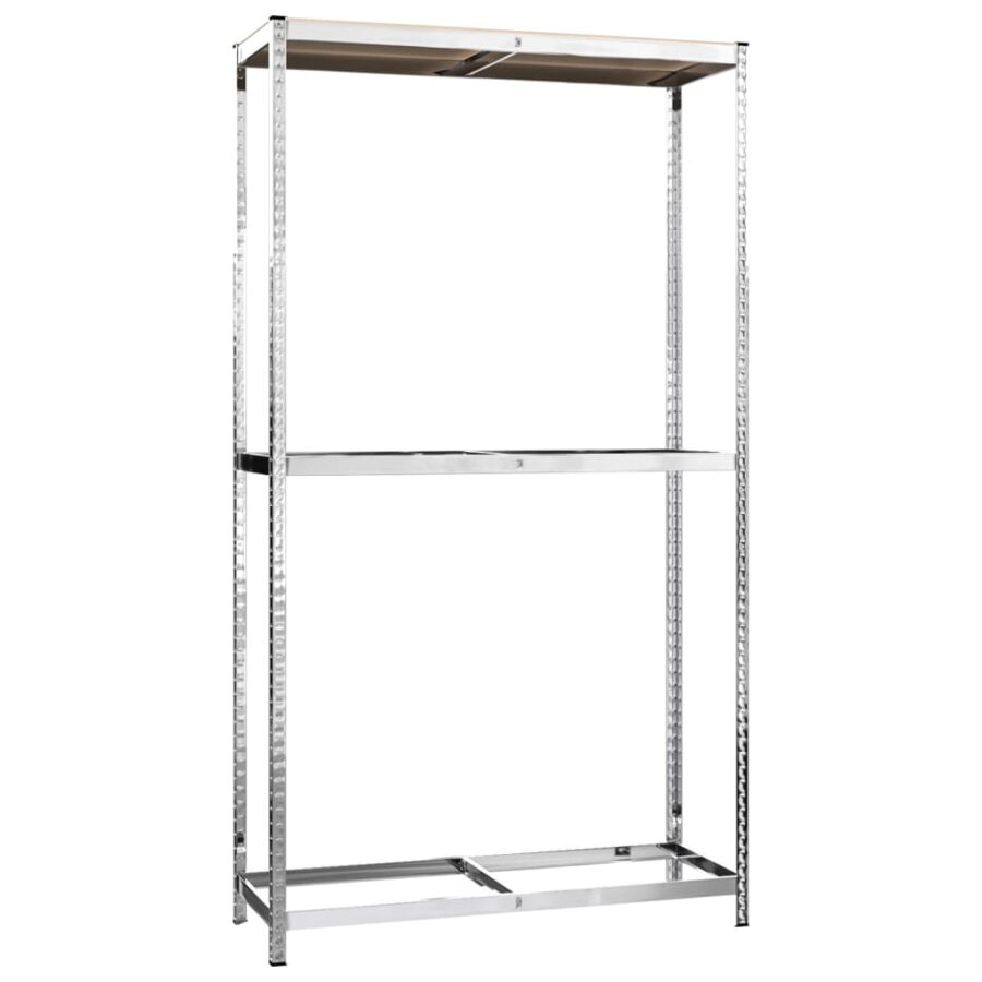 Bandenrekken 2-laags 4 st 110x40x180 cm staal zilverkleurig - Afbeelding 4