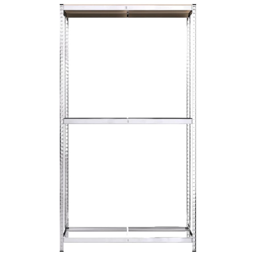 Bandenrekken 2-laags 4 st 110x40x180 cm staal zilverkleurig - Afbeelding 5