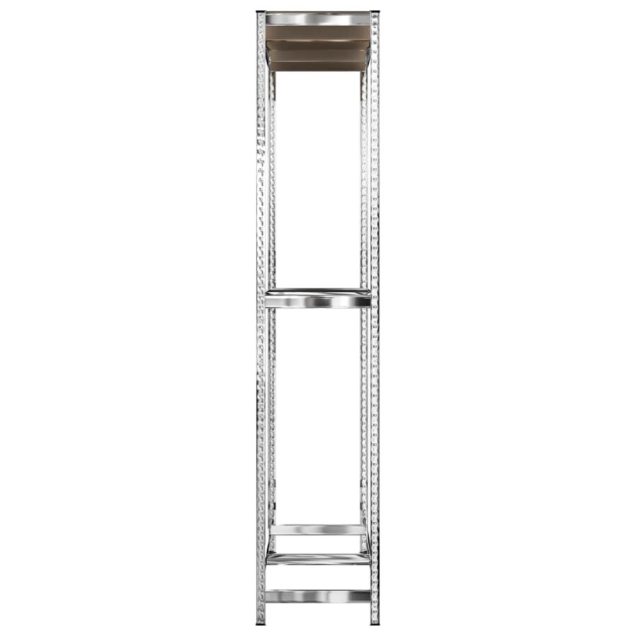 Bandenrekken 2-laags 4 st 110x40x180 cm staal zilverkleurig - Afbeelding 6