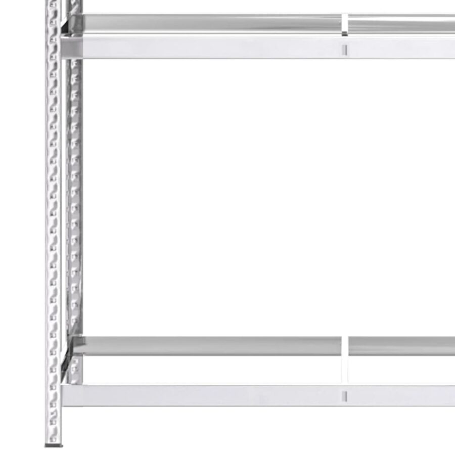 Bandenrekken 2-laags 4 st 110x40x180 cm staal zilverkleurig - Afbeelding 7