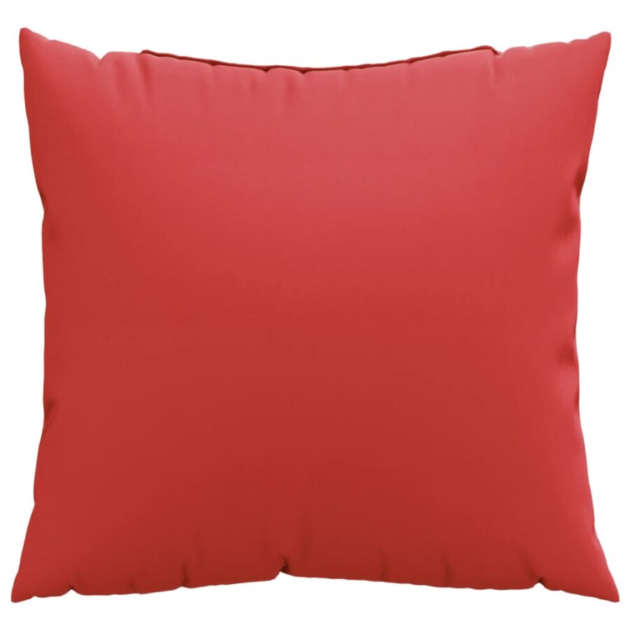 Bankkussens 4 st 50x50 cm stof rood - Afbeelding 3