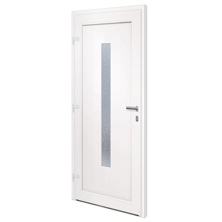 Voordeur 98x208 cm PVC wit - Afbeelding 4