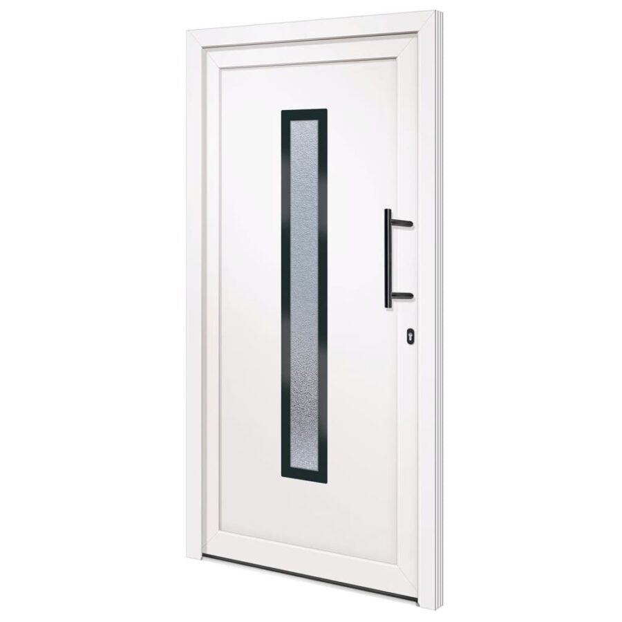 Voordeur 108x200 cm PVC wit - Afbeelding 2