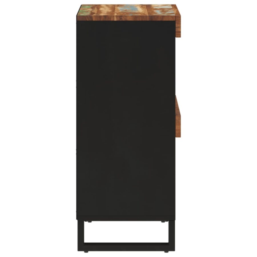 Bijzetkast 60x33x75 cm massief gerecycled hout - Afbeelding 4