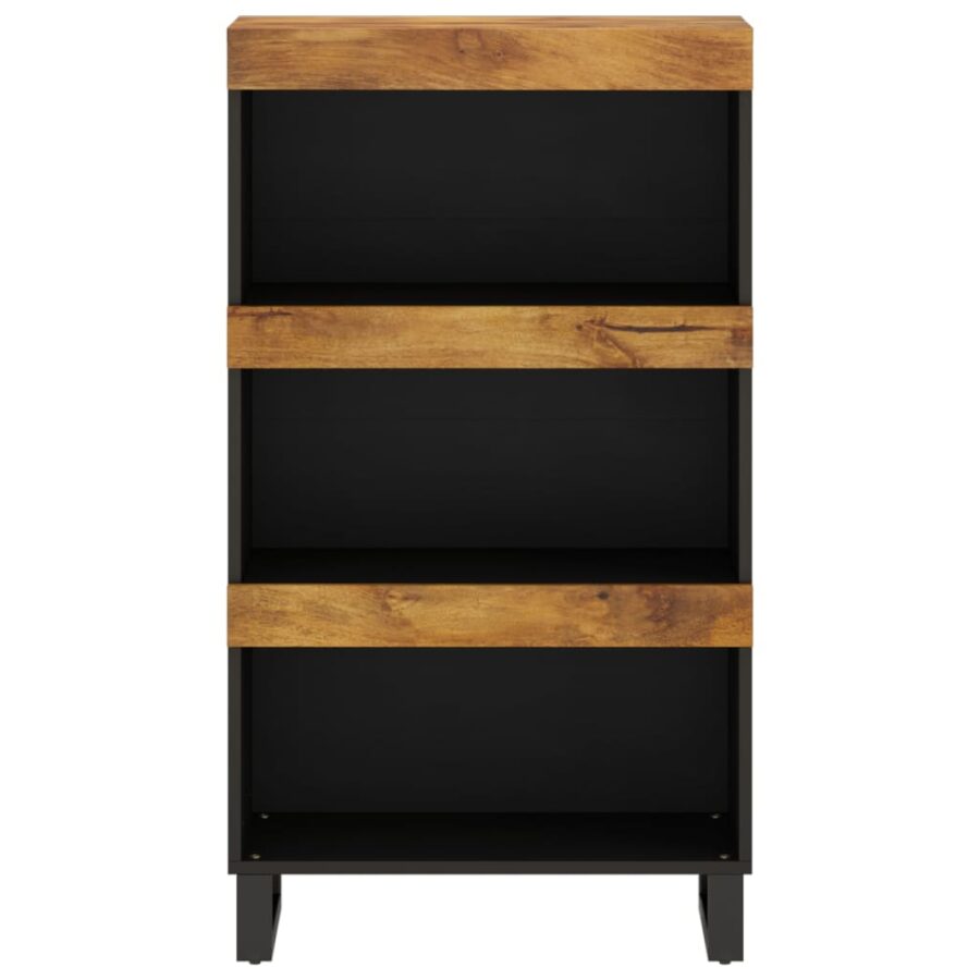 Bijzetkast 60x33x107 cm massief mangohout - Afbeelding 3