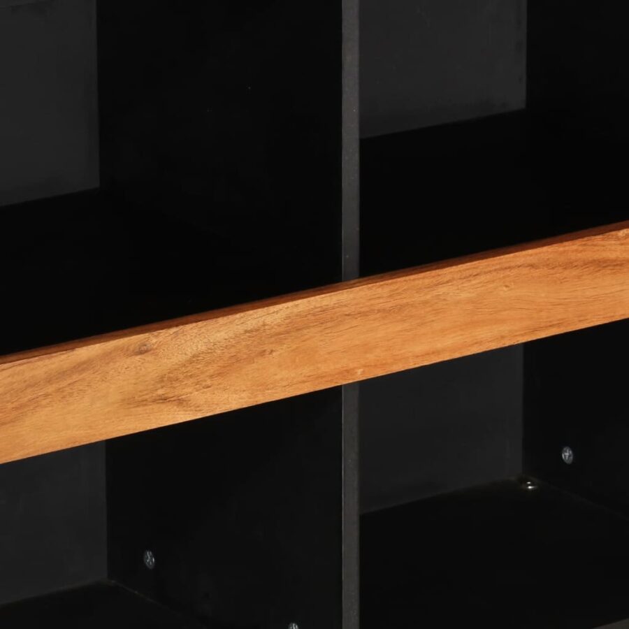 Bijzetkast 85x33x107 cm massief acaciahout - Afbeelding 6
