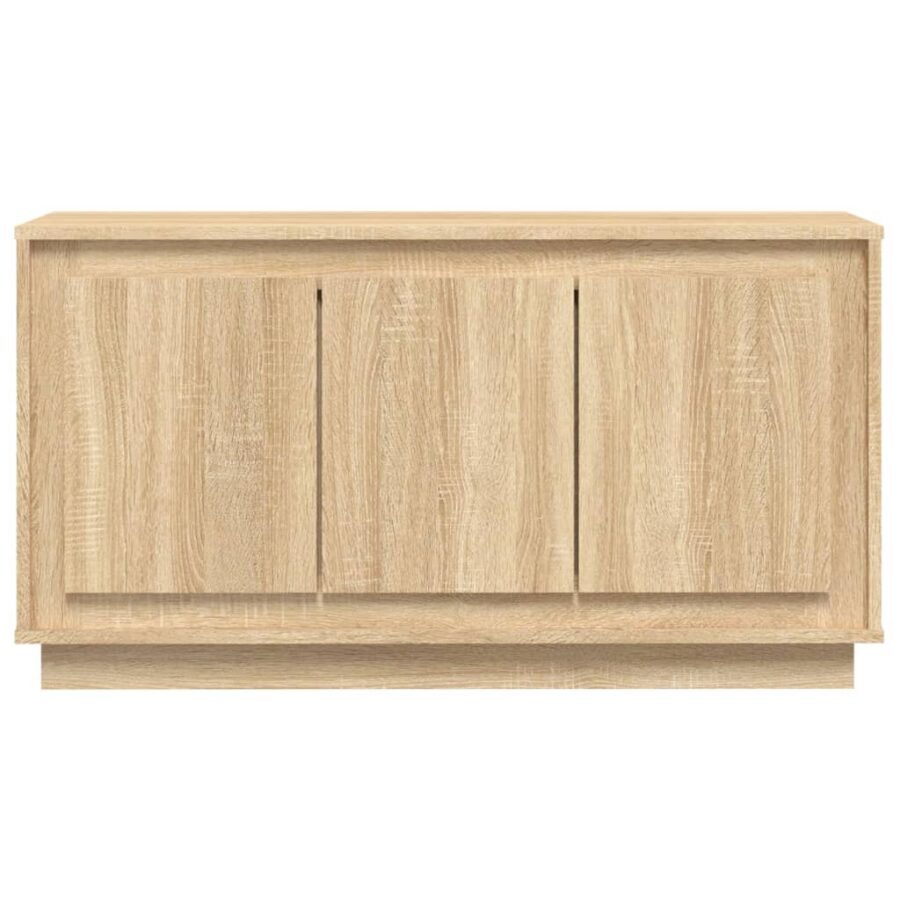 Dressoir 102x35x55 cm bewerkt hout sonoma eikenkleurig - Afbeelding 5