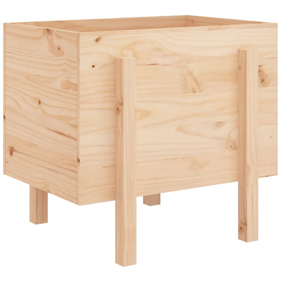 Plantenbak 62x50x57 cm massief grenenhout - Afbeelding 2