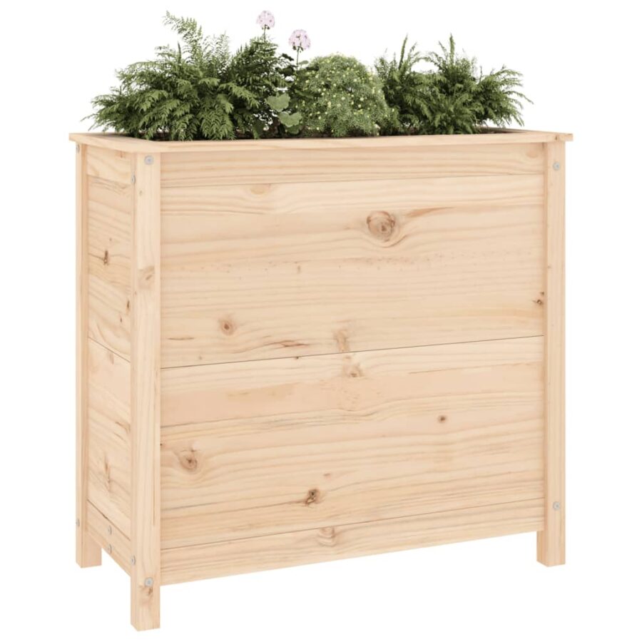 Plantenbak 82,5x40x78 cm massief grenenhout - Afbeelding 3