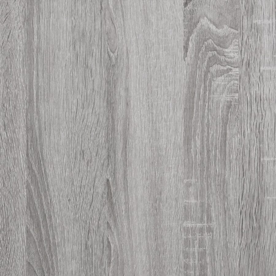 Dressoir 69,5x34x90 cm bewerkt hout grijs sonoma eikenkleurig - Afbeelding 12