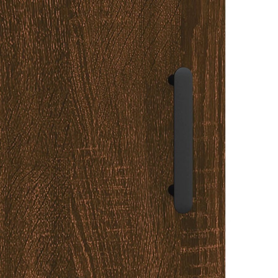 Dressoir 34,5x34x90 cm bewerkt hout bruin eikenkleur - Afbeelding 10