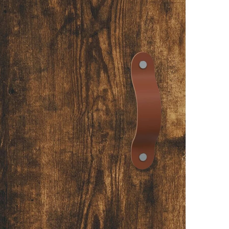 Dressoir 34,5x34x90 cm bewerkt hout gerookt eiken - Afbeelding 10