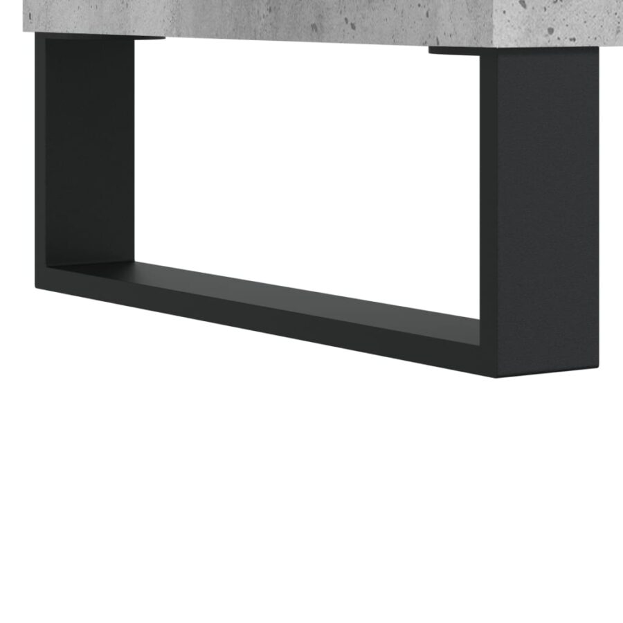 Badkamerkast 30x30x190 cm bewerkt hout betongrijs - Afbeelding 10