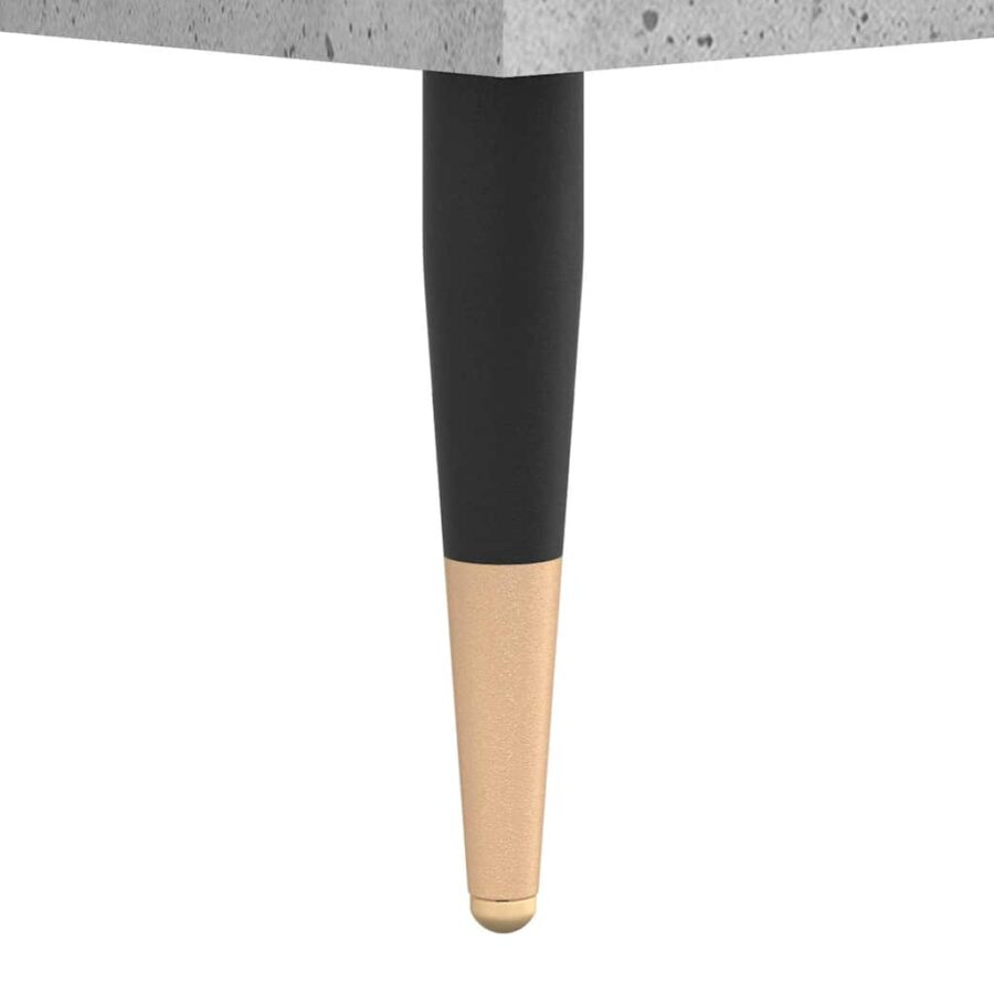 Badkamerkast 80x33x60 cm bewerkt hout betongrijs - Afbeelding 11