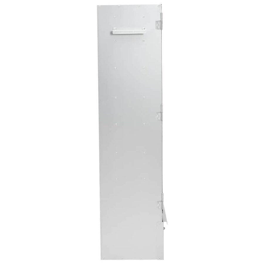 BBQ-rookoven met houtsnippers 44,5x29x110 cm staal - Afbeelding 5
