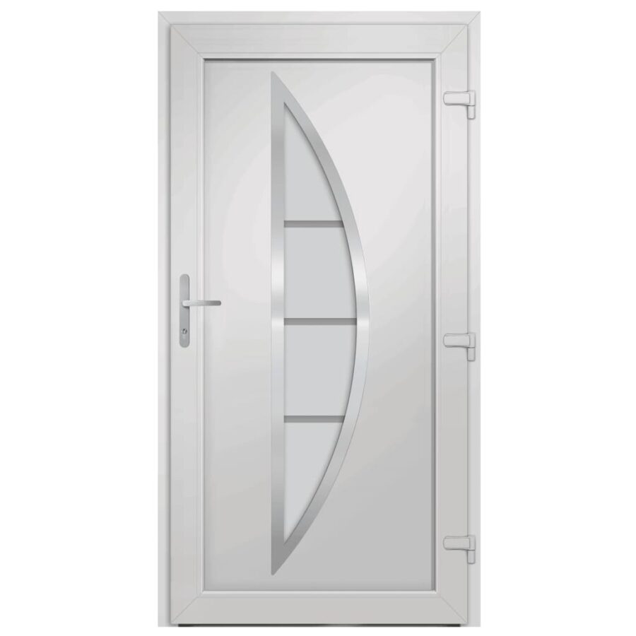 Voordeur 98x200 cm PVC wit - Afbeelding 5