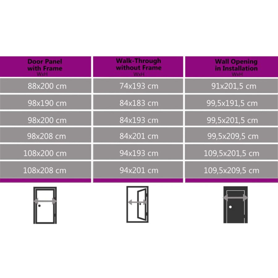 Voordeur 88x200 cm PVC wit - Afbeelding 11