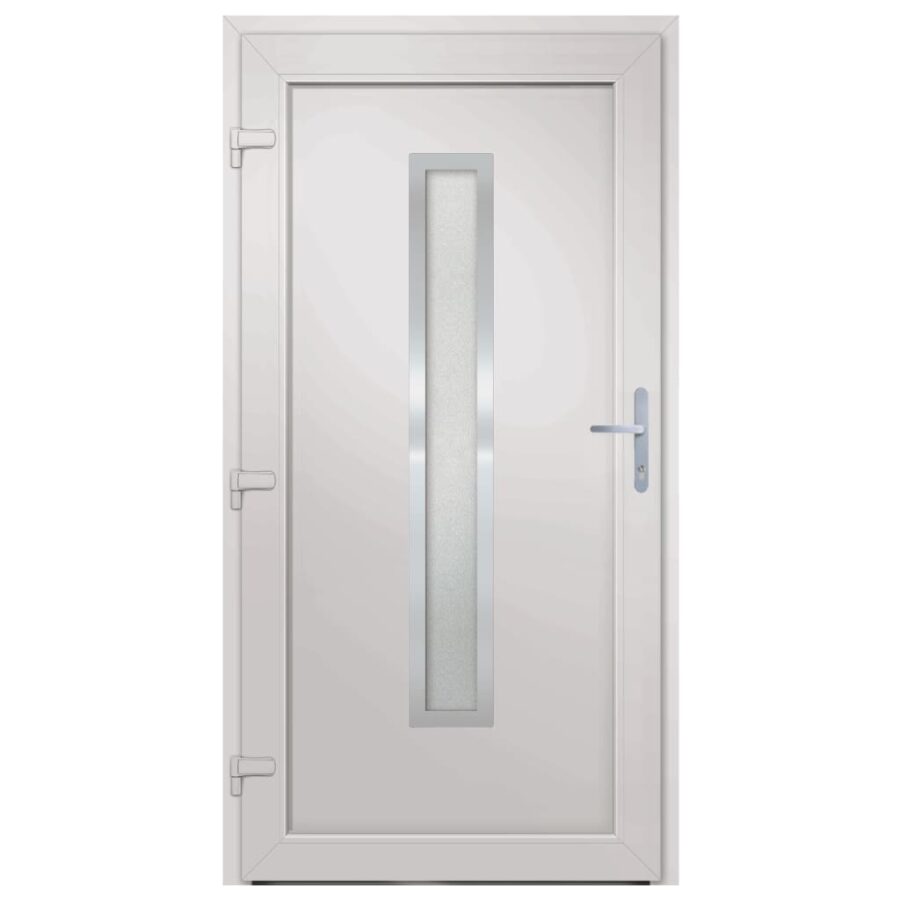 Voordeur 108x208 cm PVC antracietkleurig - Afbeelding 4