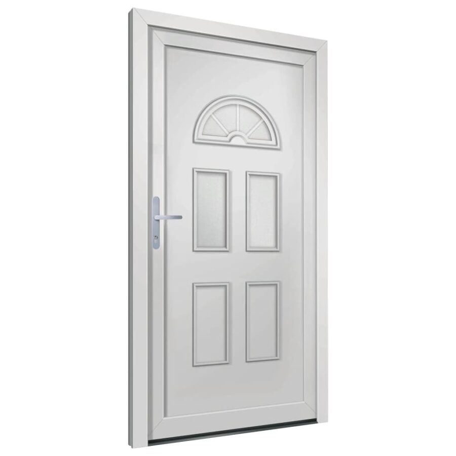 Voordeur 98x198 cm PVC wit - Afbeelding 4