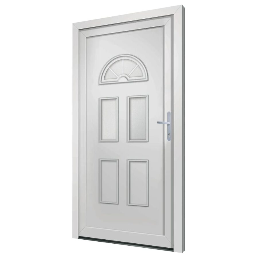 Voordeur 98x198 cm PVC wit - Afbeelding 4