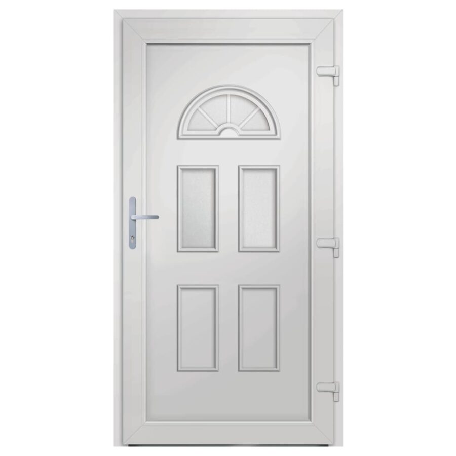 Voordeur 88x200 cm PVC wit - Afbeelding 5