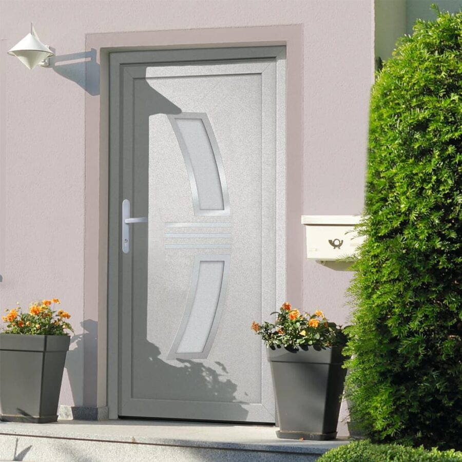 Voordeur 108x200 cm PVC wit