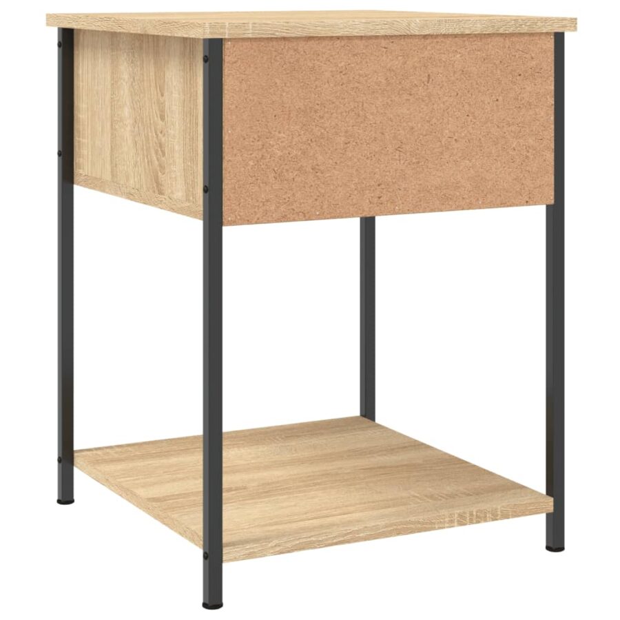 Nachtkastjes 2 st 44x45x58 cm sonoma eikenkleurig - Afbeelding 9