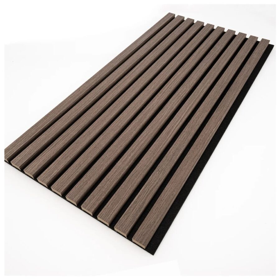 WallArt Akupanelen 4 st akoestisch donkereiken - Afbeelding 6