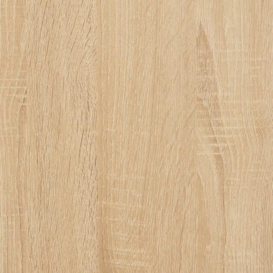 Wandschappen met stangen 2 st 40x25x30 cm sonoma eikenkleurig - Afbeelding 8