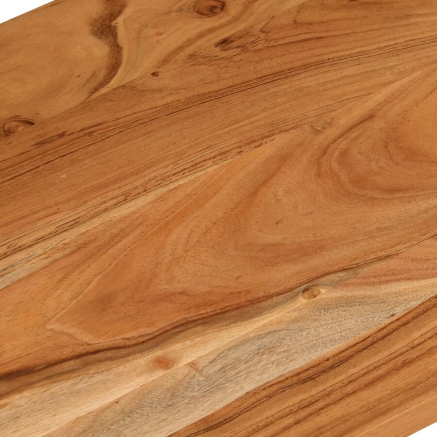 Bureaublad rechthoekig 140x60x2,5 cm massief acaciahout - Afbeelding 6