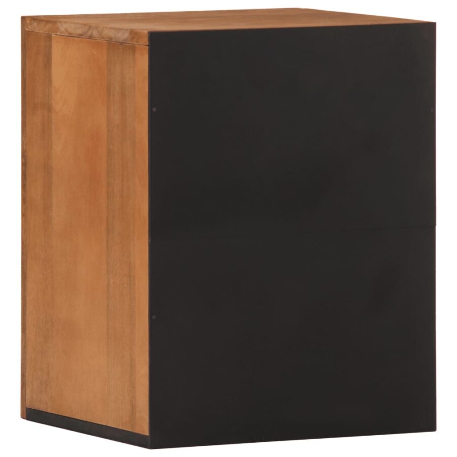Badkamerwandkast 38x33x48 cm massief mangohout - Afbeelding 5
