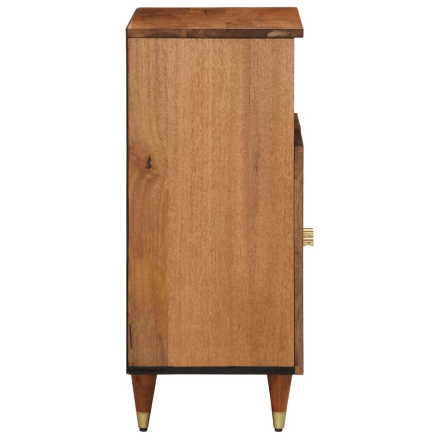 Bijzetkast 60x33x75 cm massief mangohout - Afbeelding 4