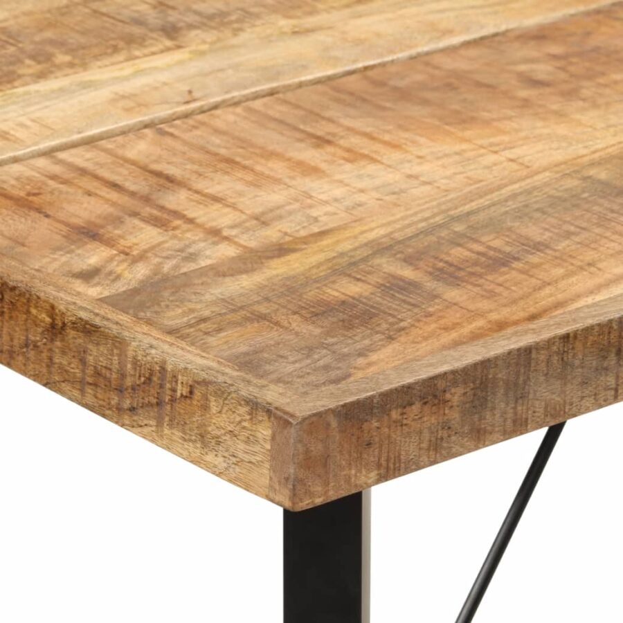 Bartafel 180x70x107 cm massief mangohout en ijzer - Afbeelding 5
