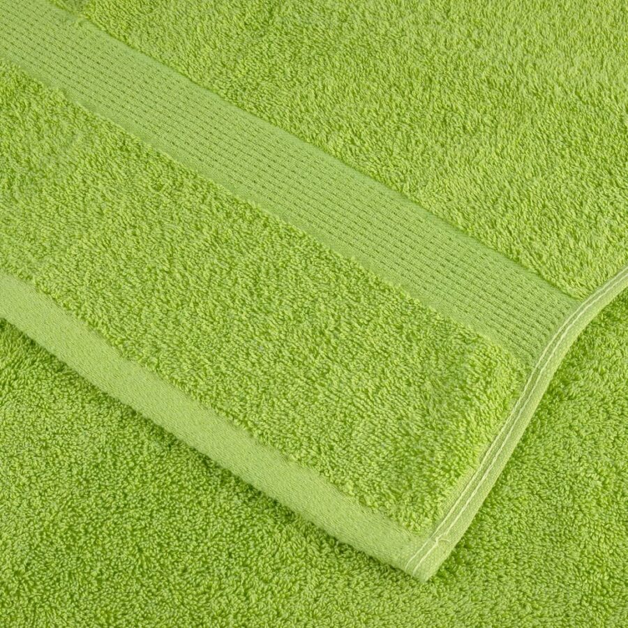 8-delige Handdoekenset SOLUND 600 g/m² appelgroen - Afbeelding 5