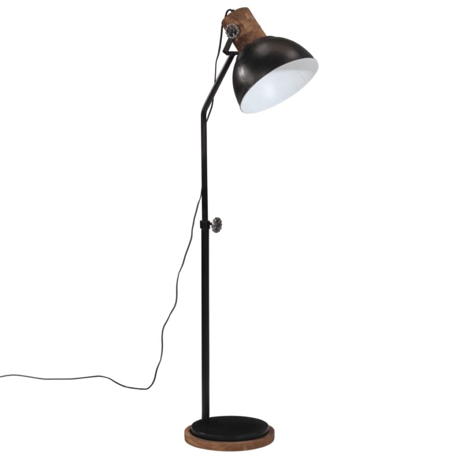 Vloerlamp 25 W E27 30x30x100-150 cm zwart - Afbeelding 2
