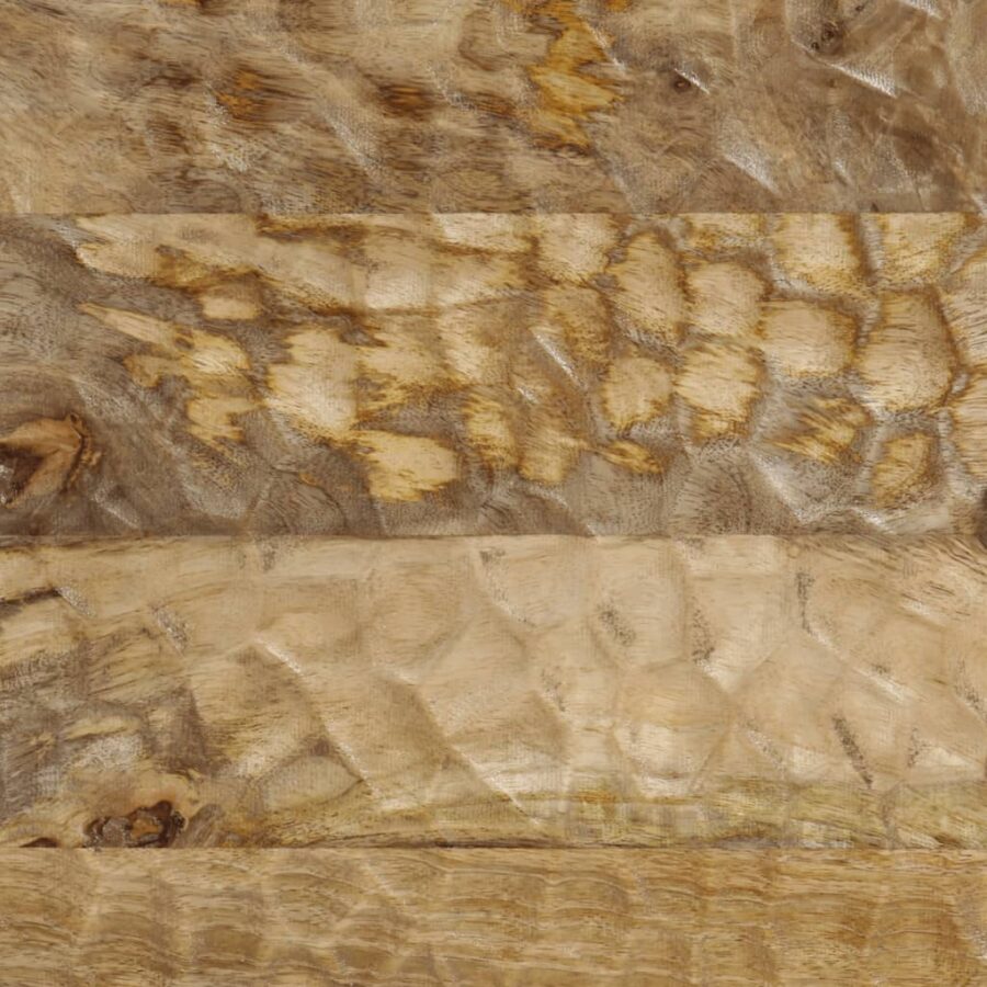 Bijzetkasten 2 st 60x33x75 cm massief mangohout - Afbeelding 10