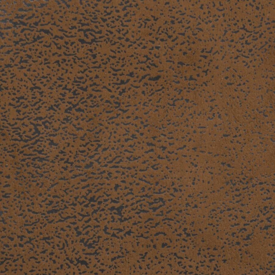Bankje met rugleuning 120x62x75,5 cm kunstsuèdeleer bruin - Afbeelding 7