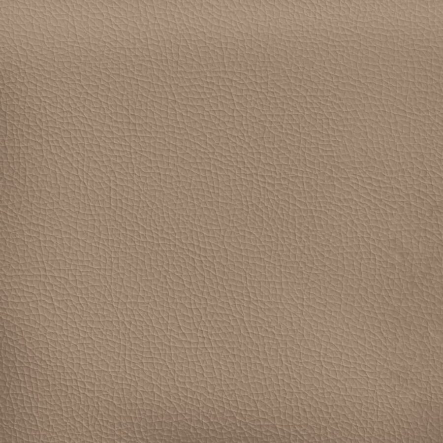 Bankje met rugleuning 112x65,5x75 cm kunstleer cappuccinokleur - Afbeelding 7